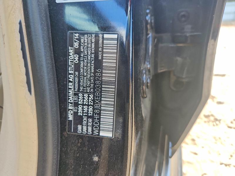 60292216 :رقم المزاد ، WDDHF8JBXEB038286 vin ، 2014 Mercedes-benz E مزاد بيع