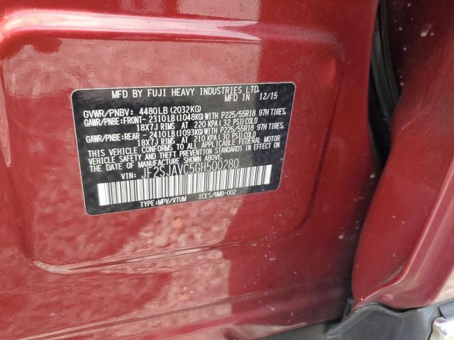 Продаж на аукціоні авто 2016 Subaru Forester, vin: JF2SJAVC5GH500280, номер лоту: 62594706