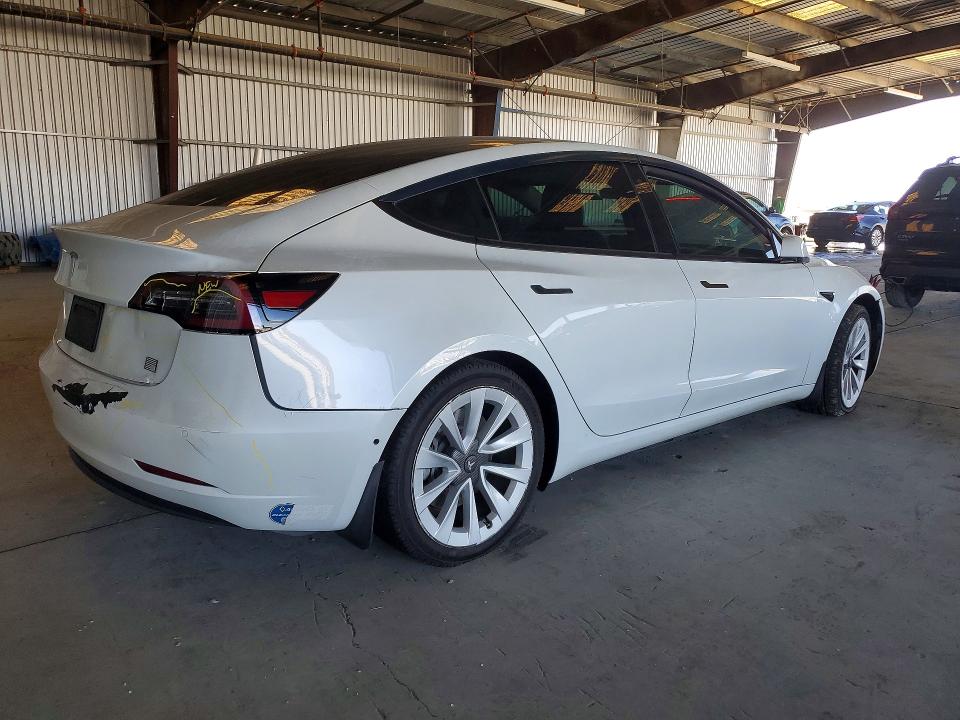 61613176 :رقم المزاد ، 5YJ3E1EA7MF862564 vin ، 2021 Tesla Model 3 مزاد بيع