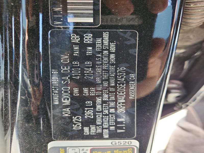 Продаж на аукціоні авто 2025 Kia K4, vin: 3KPFW4DE0SE145376, номер лоту: 63531266