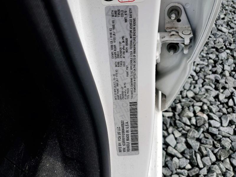 61238366 :رقم المزاد ، 1C6RRFFG9NN449537 vin ، 2022 Ram 1500 مزاد بيع