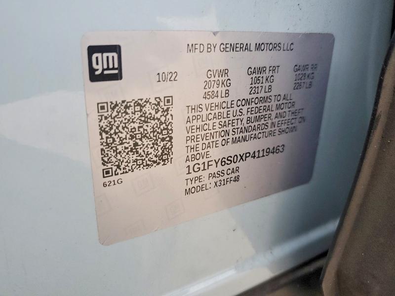 62436716 :رقم المزاد ، 1G1FY6S0XP4119463 vin ، 2023 Chevrolet Bolt Euv مزاد بيع