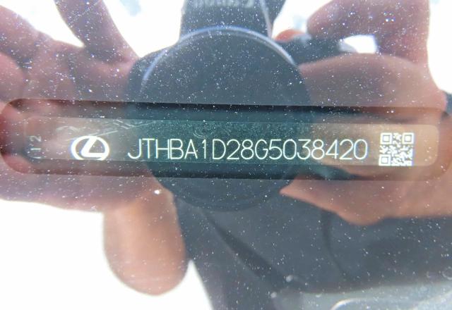 Aukcja sprzedaży 2016 Lexus Is, vin: JTHBA1D28G5038420, numer aukcji: 63233166