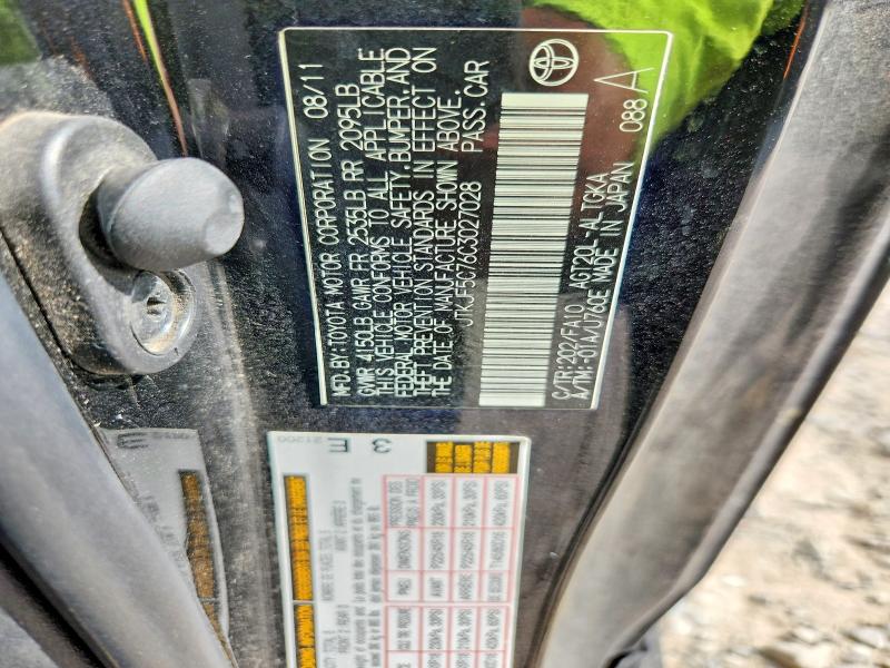 Aukcja sprzedaży 2012 Scion Tc, vin: JTKJF5C76C3027028, numer aukcji: 59648026