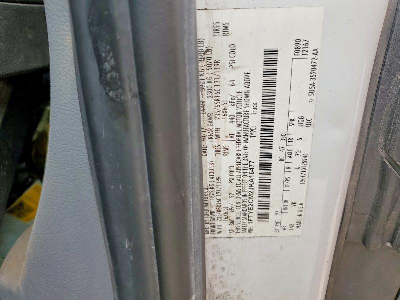 Aukcja sprzedaży 2018 Ford Trans 150, vin: 1FTYE2CM2JKA16477, numer aukcji: 62075576