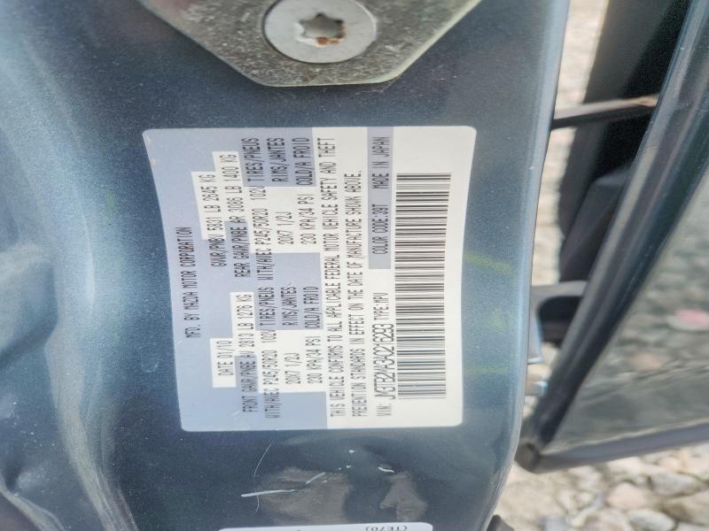 61575036 :رقم المزاد ، JM3TB2MA3A0216293 vin ، 2010 Mazda Cx-9 مزاد بيع