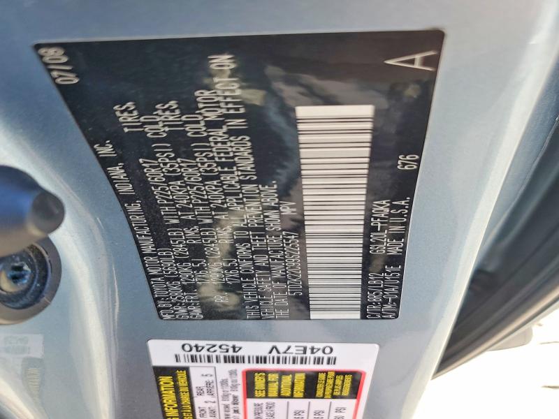 Aukcja sprzedaży 2009 Toyota Sienna, vin: 5TDZK22C99S225547, numer aukcji: 62722396