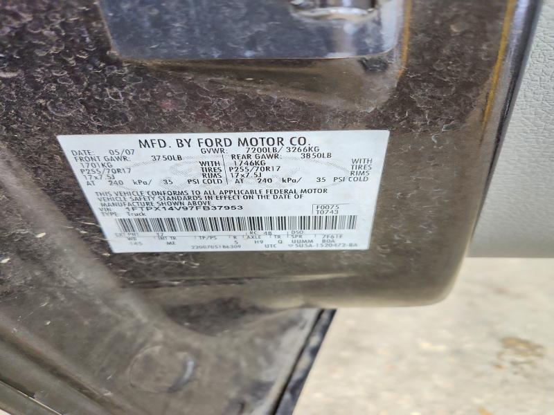 Продажа на аукционе авто 2007 Ford F150, vin: 1FTPX14V97FB37953, номер лота: 60696386