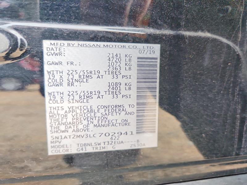 Продажа на аукционе авто 2020 Nissan Rogue, vin: 5N1AT2MV3LC702941, номер лота: 61678626