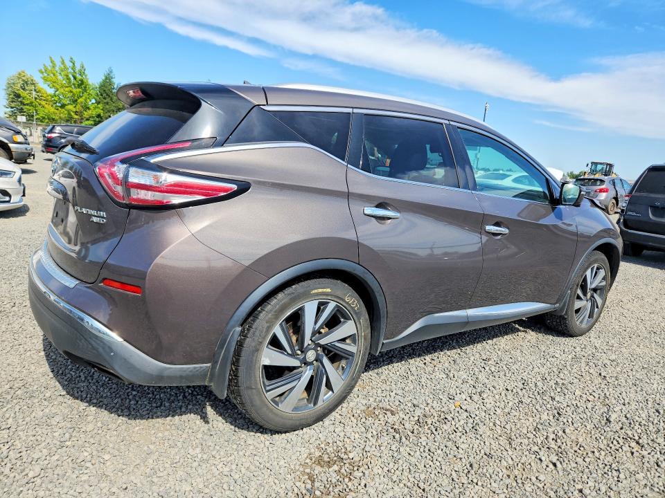 Aukcja sprzedaży 2015 Nissan Murano, vin: 5N1AZ2MH2FN258209, numer aukcji: 59674166