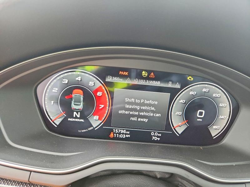 2024 Audi S5 მანქანა იყიდება აუქციონზე, vin: WAUW4GF5XRN000515, აუქციონის ნომერი: 62020946