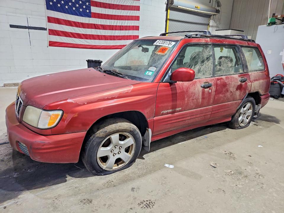 61208176 :رقم المزاد ، JF1SF656X2H730399 vin ، 2002 Subaru Forester مزاد بيع