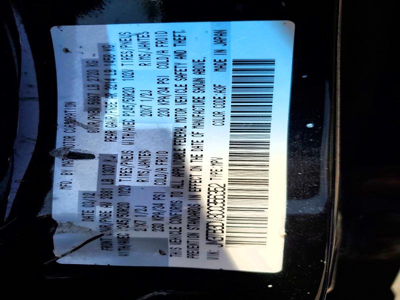 Продаж на аукціоні авто 2012 Mazda Cx-9, vin: JM3TB3DV8C0356352, номер лоту: 59743306