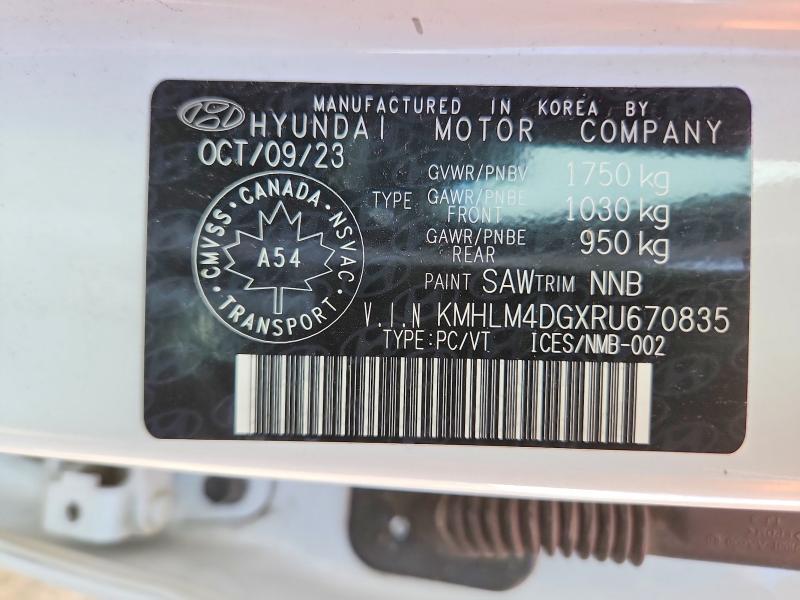 Aukcja sprzedaży 2024 Hyundai Elantra, vin: KMHLM4DGXRU670835, numer aukcji: 59720876