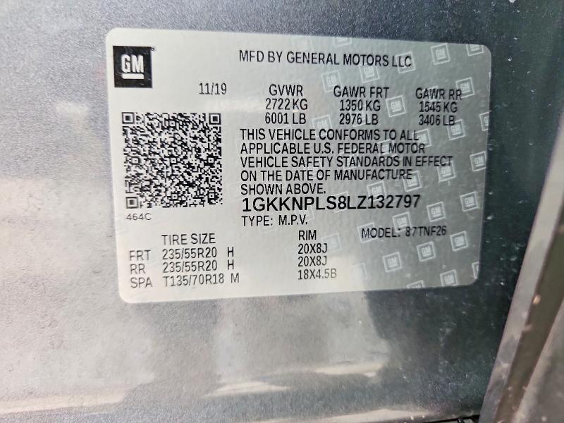 Продажа на аукционе авто 2020 Gmc Acadia, vin: 1GKKNPLS8LZ132797, номер лота: 61221426