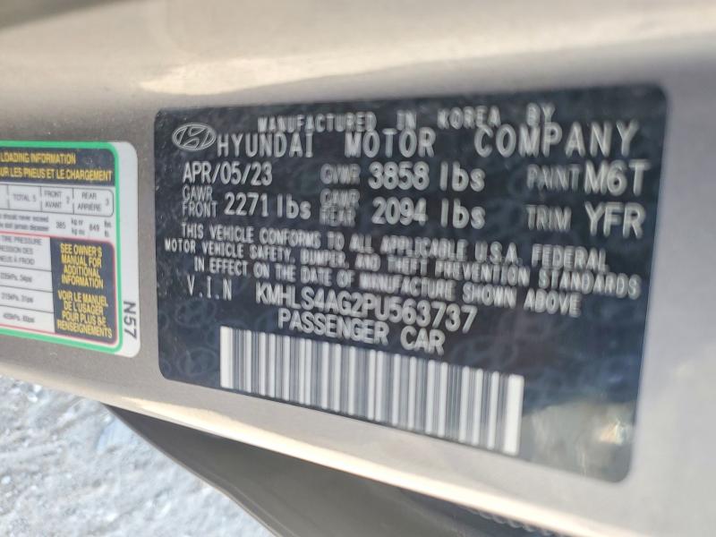 Продаж на аукціоні авто 2023 Hyundai Elantra, vin: KMHLS4AG2PU563737, номер лоту: 62686706