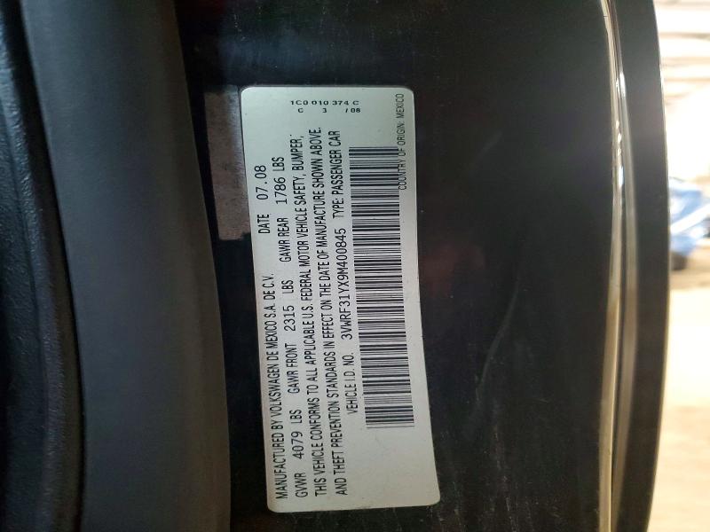 62460586 :رقم المزاد ، 3VWRF31YX9M400845 vin ، 2009 Volkswagen New Beetle مزاد بيع