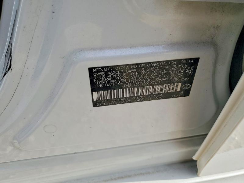 2014 Lexus Is მანქანა იყიდება აუქციონზე, vin: JTHBF1D28E5037847, აუქციონის ნომერი: 59655586