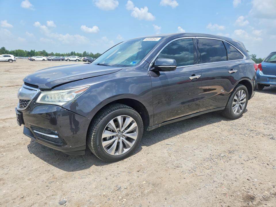 2015 Acura Mdx მანქანა იყიდება აუქციონზე, vin: 5FRYD4H49FB032508, აუქციონის ნომერი: 85990645