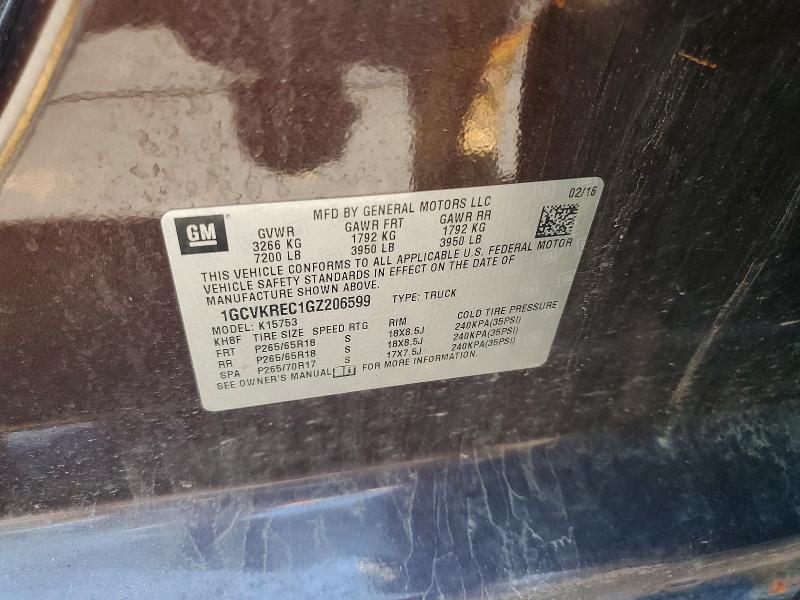 Aukcja sprzedaży 2016 Chevrolet Silverado, vin: 1GCVKREC1GZ206599, numer aukcji: 60182986