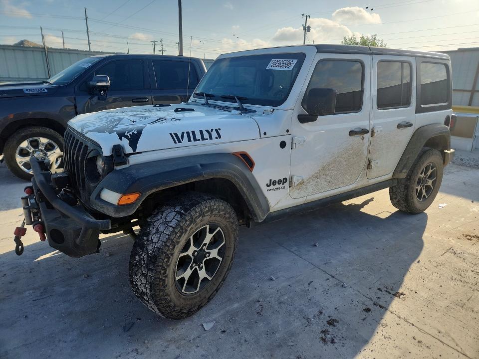 Auction sale of the 2020 Jeep Wrangler Unlimited, vin: 1C4HJXDG1LW169591, lot number: 59365596