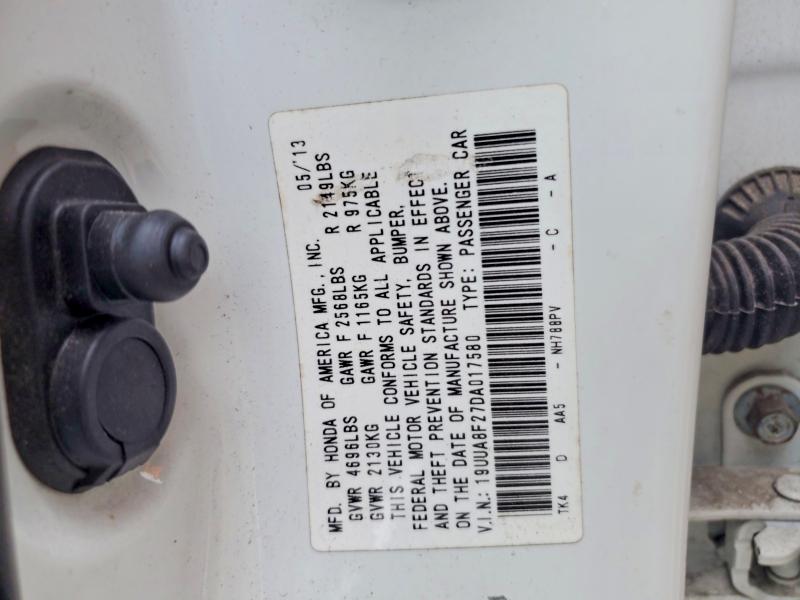 Продаж на аукціоні авто 2013 Acura Tl, vin: 19UUA8F27DA017580, номер лоту: 63302976