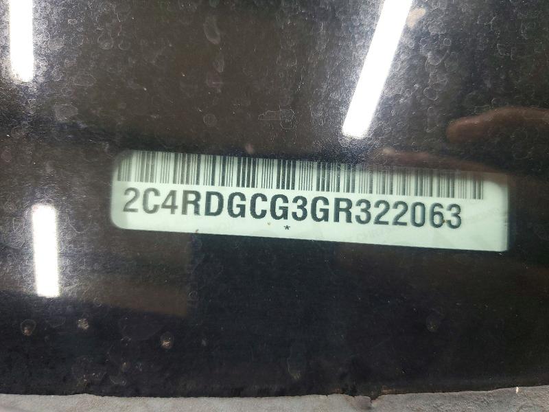 60963996 :رقم المزاد ، 2C4RDGCG3GR322063 vin ، 2016 Dodge Grand Caravan مزاد بيع