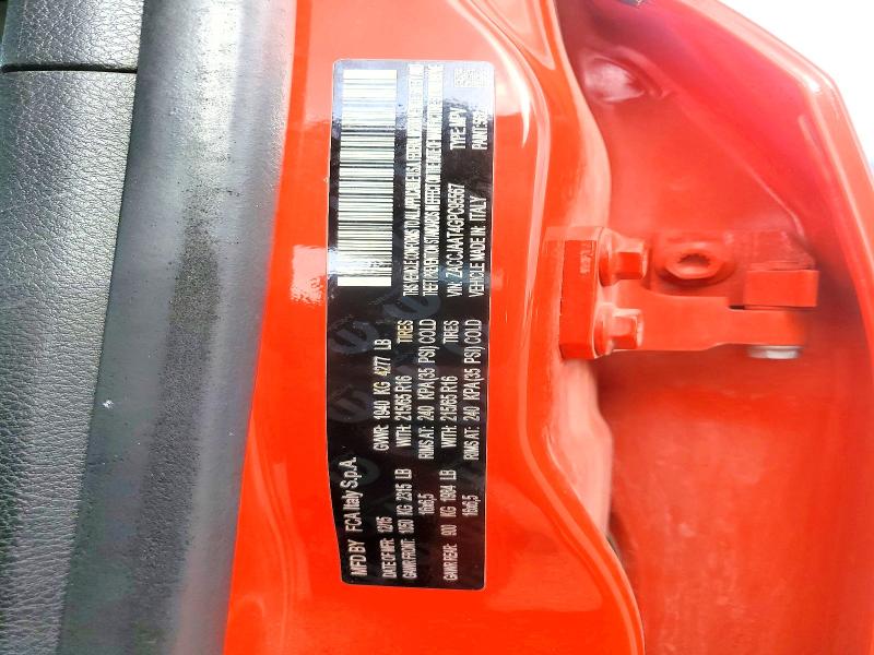 2016 Jeep Renegade მანქანა იყიდება აუქციონზე, vin: ZACCJAAT4GPC95567, აუქციონის ნომერი: 60173286