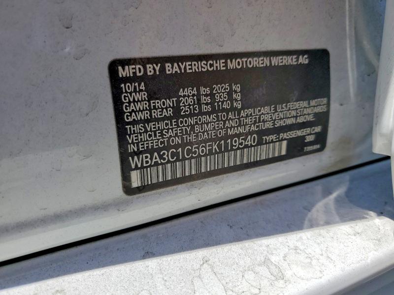Aukcja sprzedaży 2015 Bmw 328, vin: WBA3C1C56FK119540, numer aukcji: 62819056
