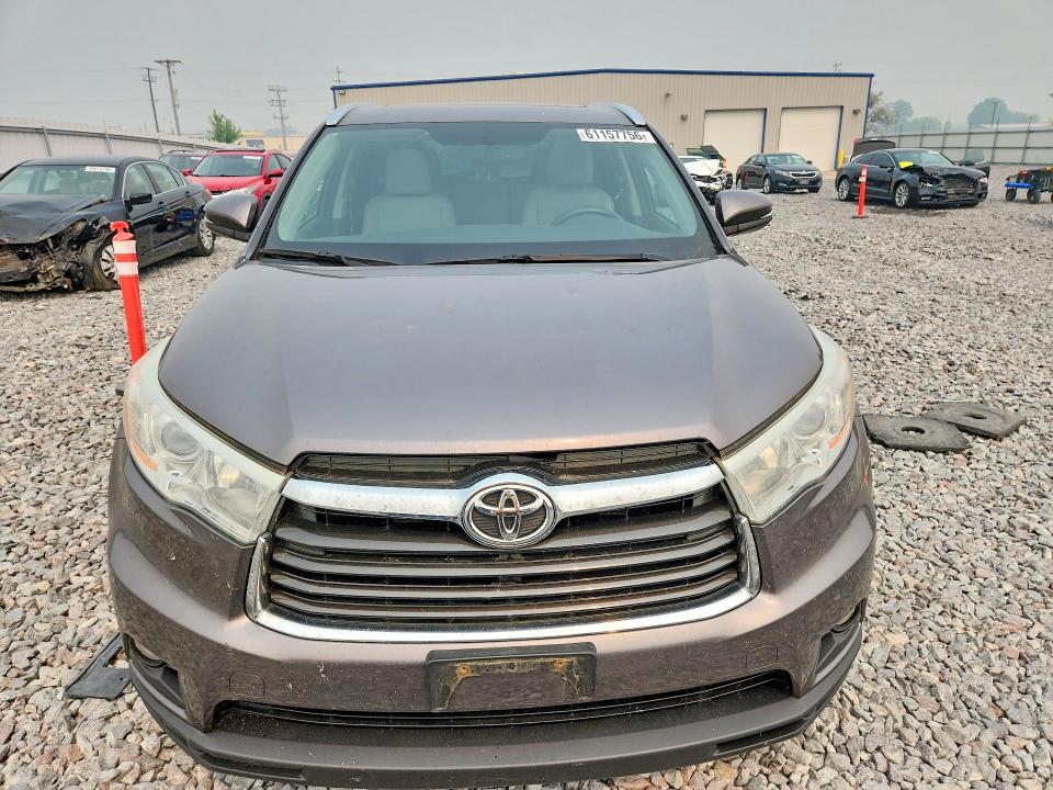 Aukcja sprzedaży 2014 Toyota Highlander, vin: 5TDJKRFH1ES068778, numer aukcji: 61157756