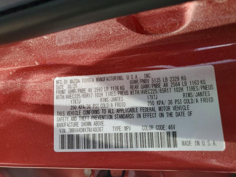 Продажа на аукционе авто 2026 Mazda Cx-50, vin: 7MMVAADWXTN149367, номер лота: 60223086