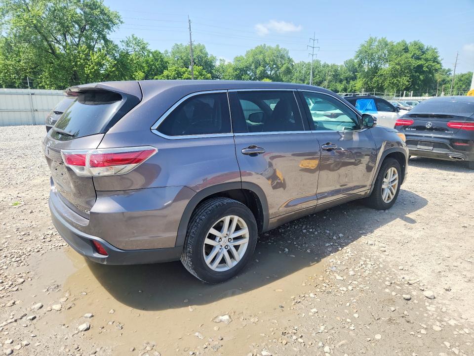 59649636 :رقم المزاد ، 5TDZARFH3ES005803 vin ، 2014 Toyota Highlander مزاد بيع
