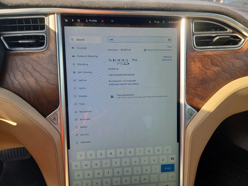 Продаж на аукціоні авто 2016 Tesla Model S, vin: 5YJSA1E2XGF156399, номер лоту: 59873396