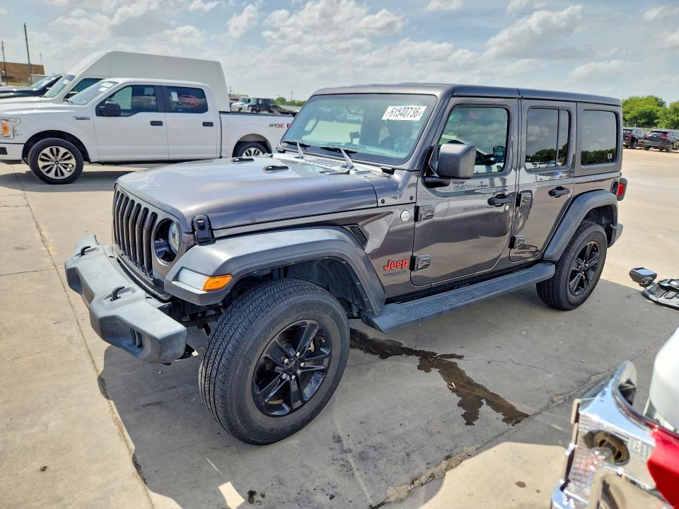 2020 Jeep Wrangler Unlimited მანქანა იყიდება აუქციონზე, vin: 1C4HJXDN2LW154273, აუქციონის ნომერი: 61540736