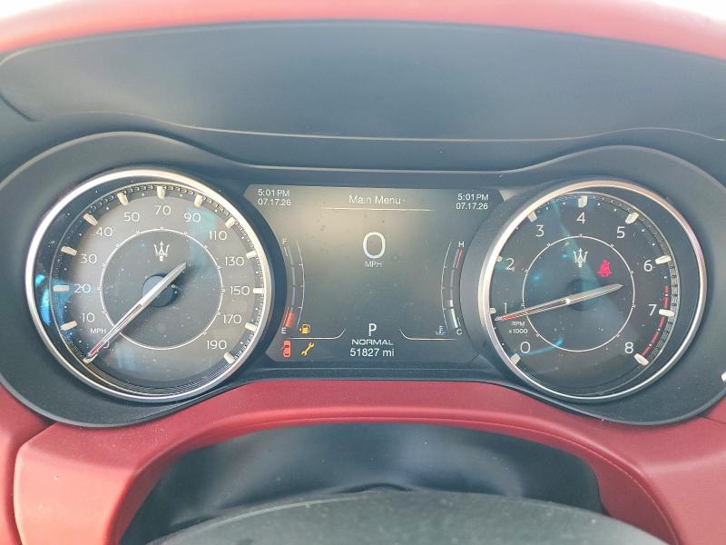 2021 Maserati Ghibli მანქანა იყიდება აუქციონზე, vin: ZAM57YSA4M1364665, აუქციონის ნომერი: 60865496