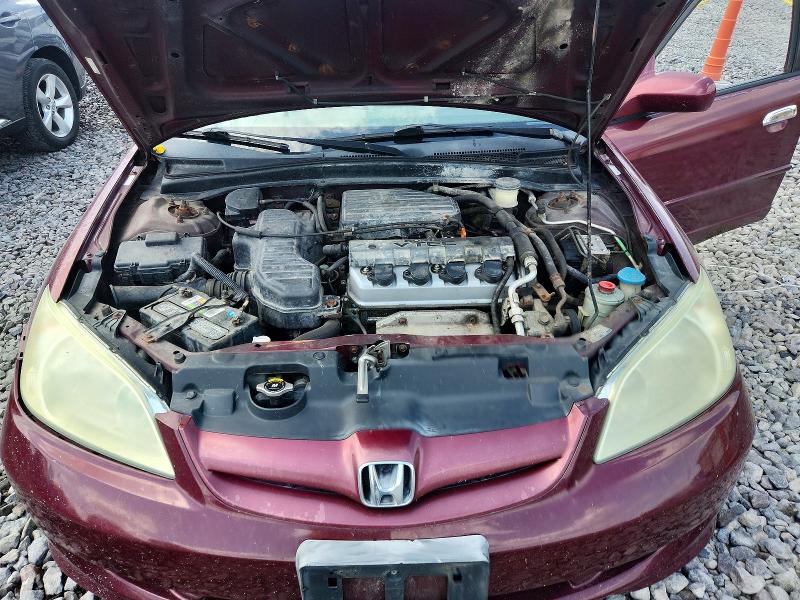 Aukcja sprzedaży 2004 Honda Civic, vin: 2HGES26784H508980, numer aukcji: 62273106