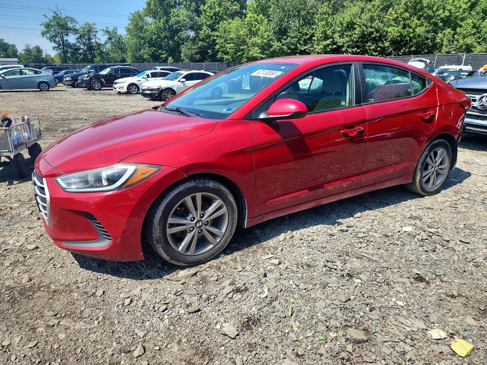 62130866 :رقم المزاد ، KMHD84LFXHU428580 vin ، 2017 Hyundai Elantra مزاد بيع