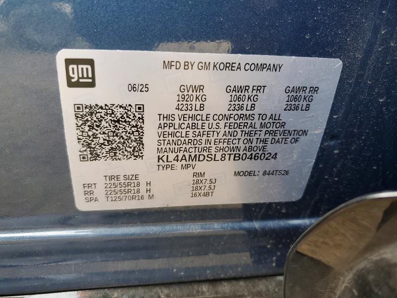 2026 Buick Encore Gx მანქანა იყიდება აუქციონზე, vin: KL4AMDSL8TB046024, აუქციონის ნომერი: 60436646