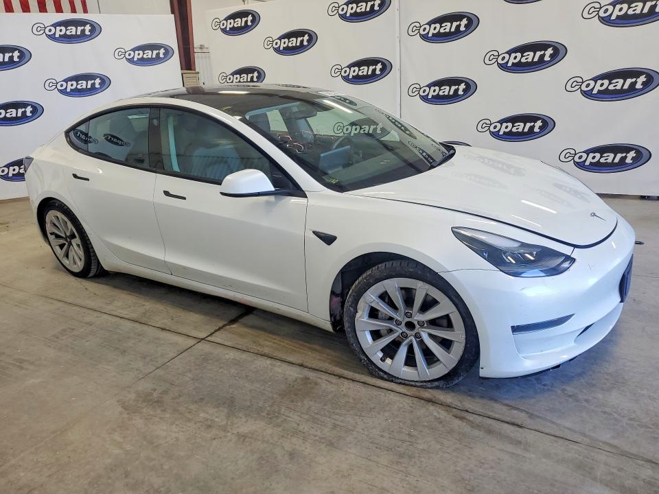 59342206 :رقم المزاد ، 5YJ3E1EA9PF448822 vin ، 2023 Tesla Model 3 مزاد بيع