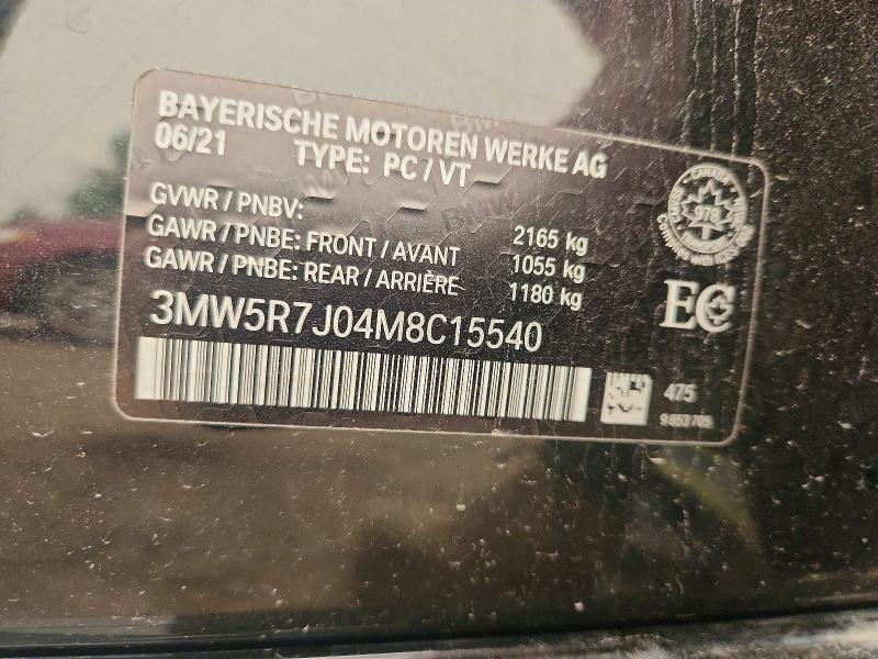 Продажа на аукционе авто 2021 Bmw 330xi, vin: 3MW5R7J04M8C15540, номер лота: 60255336