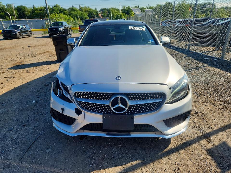 63218536 :رقم المزاد ، WDDWJ4KB3HF546691 vin ، 2017 Mercedes-benz C مزاد بيع