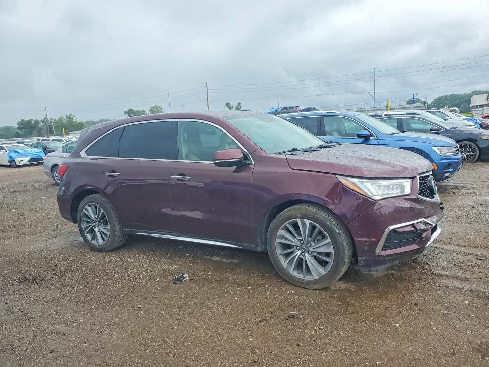 63130126 :رقم المزاد ، 5FRYD4H53HB006076 vin ، 2017 Acura Mdx مزاد بيع