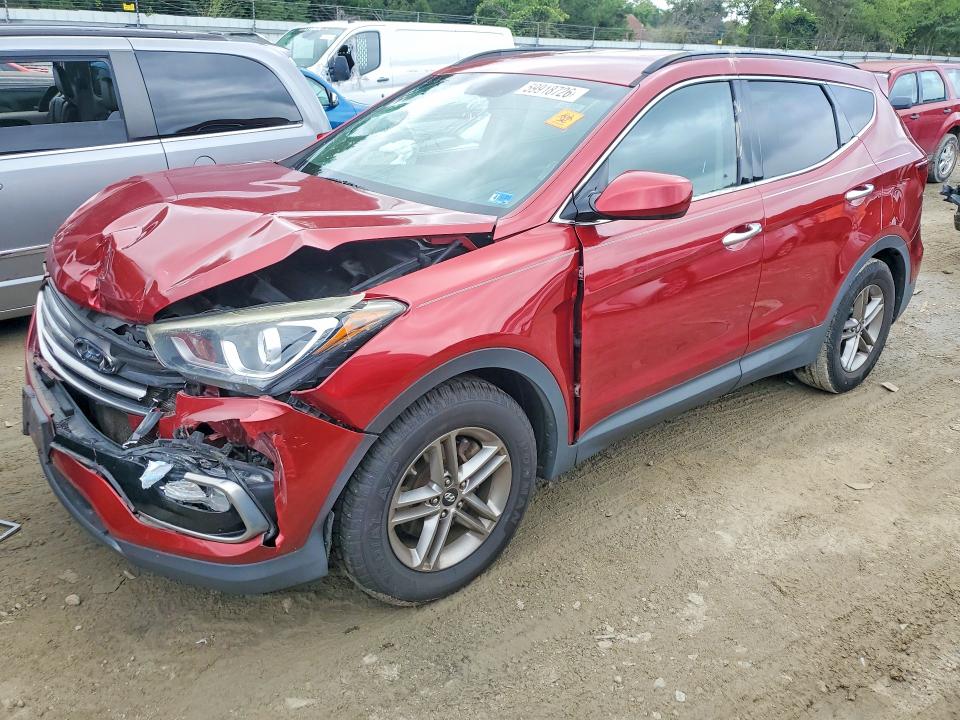 2017 Hyundai Santa Fe Sport მანქანა იყიდება აუქციონზე, vin: 5XYZU3LB9HG388538, აუქციონის ნომერი: 59918726