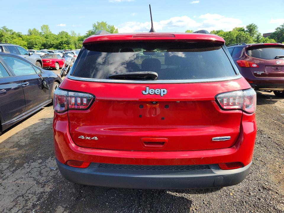 2019 Jeep Compass მანქანა იყიდება აუქციონზე, vin: 3C4NJDBB4KT734199, აუქციონის ნომერი: 59687916