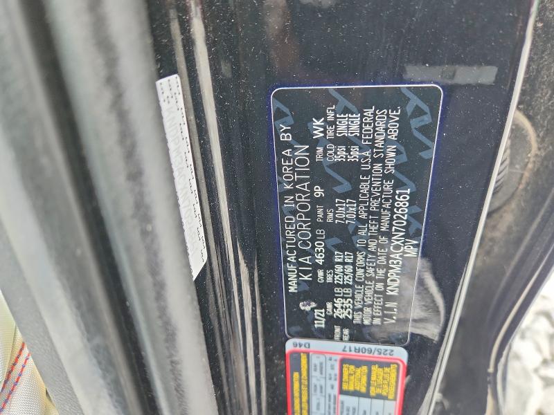 60817896 :رقم المزاد ، KNDPM3ACXN7026861 vin ، 2022 Kia Sportage مزاد بيع