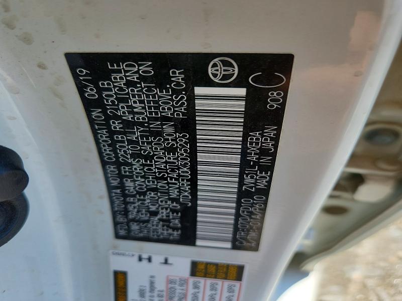 Aukcja sprzedaży 2019 Toyota Prius, vin: JTDKARFU0K3095293, numer aukcji: 62311166