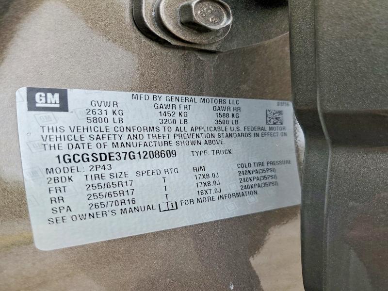 Продажа на аукционе авто 2016 Chevrolet Colorado, vin: 1GCGSDE37G1208609, номер лота: 61039156