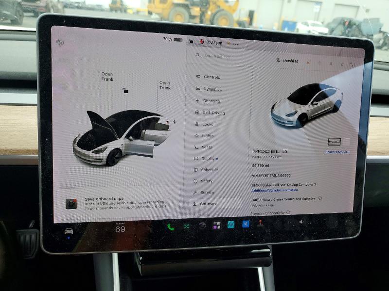 60520796 :رقم المزاد ، 5YJ3E1EA5JF162330 vin ، 2018 Tesla Model 3 مزاد بيع