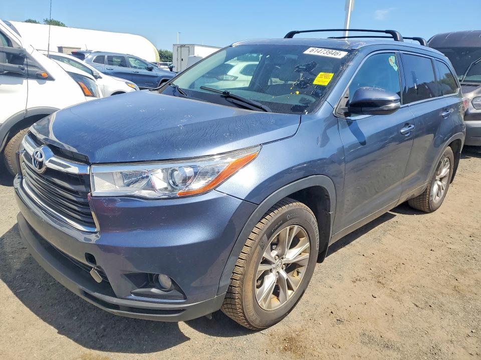 Aukcja sprzedaży 2014 Toyota Highlander, vin: 5TDJKRFH1ES008922, numer aukcji: 61473946