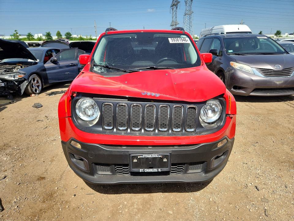 2017 Jeep Renegade მანქანა იყიდება აუქციონზე, vin: ZACCJBBB9HPF46449, აუქციონის ნომერი: 59381946